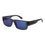 Superdry Rechteck Sonnenbrille SDS 5005 54108 in Grau – 45° Seitenansicht