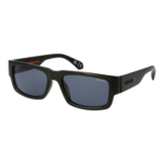 Superdry Rechteck Sonnenbrille SDS 5005 54109 in Oliv – 45° Seitenansicht
