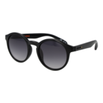 Superdry Rund Sonnenbrille SDS 5006 50104 in Schwarz – 45° Seitenansicht