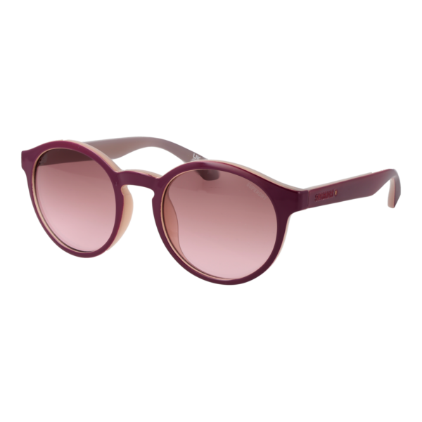 Superdry Rund Sonnenbrille SDS 5006 50162 in Rosa – 45° Seitenansicht