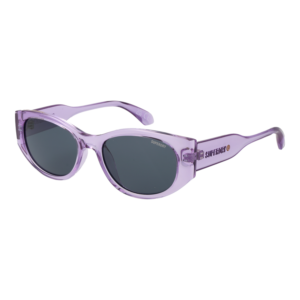 Superdry Oval Sonnenbrille SDS 5007 51161 in Lila – 45° Seitenansicht