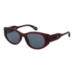 Superdry Oval Sonnenbrille SDS 5007 51163 in Burgunder – 45° Seitenansicht