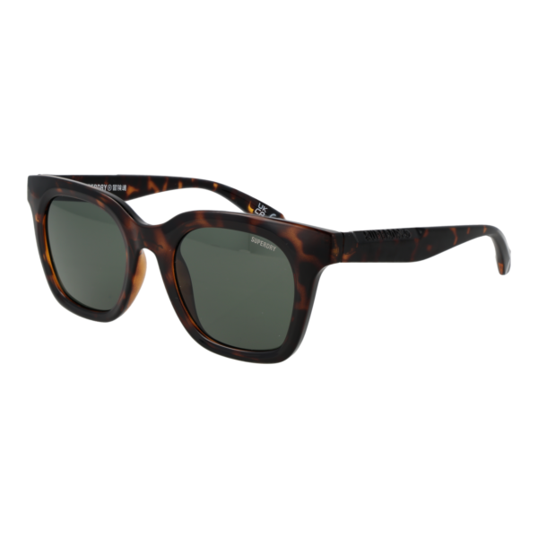 Superdry Quadrat Sonnenbrille SDS 5008 50102 in Braun – 45° Seitenansicht