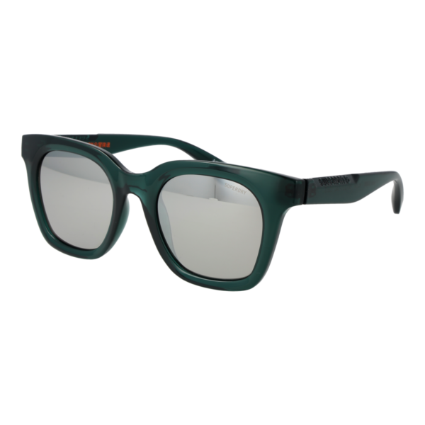 Superdry Sonnenbrille SDS 5008 50107 – 45° Seitenansicht Superdry Quadrat Sonnenbrille SDS 5008 50107 in Türkis – 45° Seitenansicht