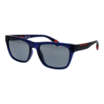 Superdry Quadrat Sonnenbrille SDS 5009 56106P in Blau – 45° Seitenansicht