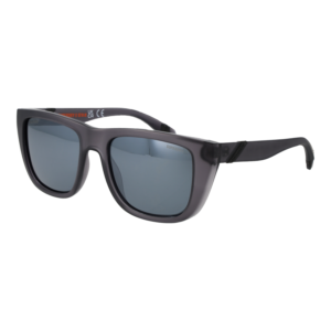 Superdry Quadrat Sonnenbrille SDS 5010 53108P in Grau – 45° Seitenansicht