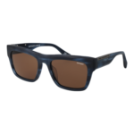 Superdry Quadrat Sonnenbrille SDS 5011 54106 in Blau – 45° Seitenansicht