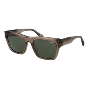 Superdry Rechteck Sonnenbrille SDS 5011 54109 in Braun – 45° Seitenansicht