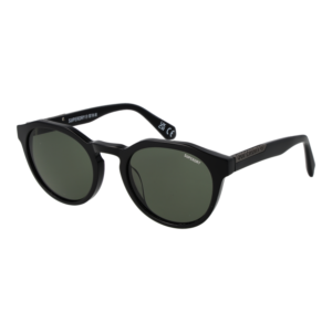 Superdry Panto Sonnenbrille SDS 5012 52104 in Schwarz – 45° Seitenansicht