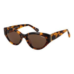 Superdry Katzenaugen Sonnenbrille SDS 5013 52102 in Braun – 45° Seitenansicht