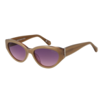 Superdry Katzenaugen Sonnenbrille SDS 5013 52172 in Braun – 45° Seitenansicht