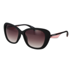 Superdry Katzenaugen Sonnenbrille SDS 5022 56104 in Schwarz – 45° Seitenansicht