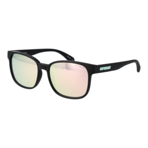 Superdry Quadrat Sonnenbrille SDS 5026 55104 in Schwarz – 45° Seitenansicht