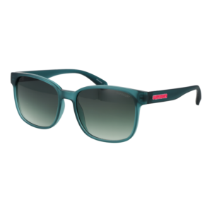 Superdry Quadrat Sonnenbrille SDS 5026 55107 in Grün – 45° Seitenansicht