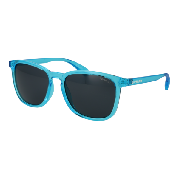 Superdry Browline Sonnenbrille SDS 5027 55105 in Blau – 45° Seitenansicht