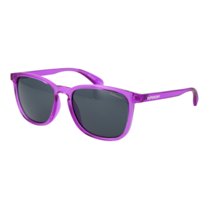 Superdry Quadrat Sonnenbrille SDS 5027 55161 in Lila – 45° Seitenansicht