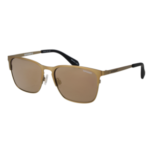 Superdry Rechteck Sonnenbrille SDS 5019 54004 in Gold – 45° Seitenansicht