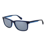 Superdry Quadrat Sonnenbrille SDS 5029 56106 in Blau – 45° Seitenansicht