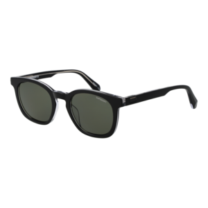 Superdry Rund Sonnenbrille SDS 5031 48104 in Schwarz – 45° Seitenansicht