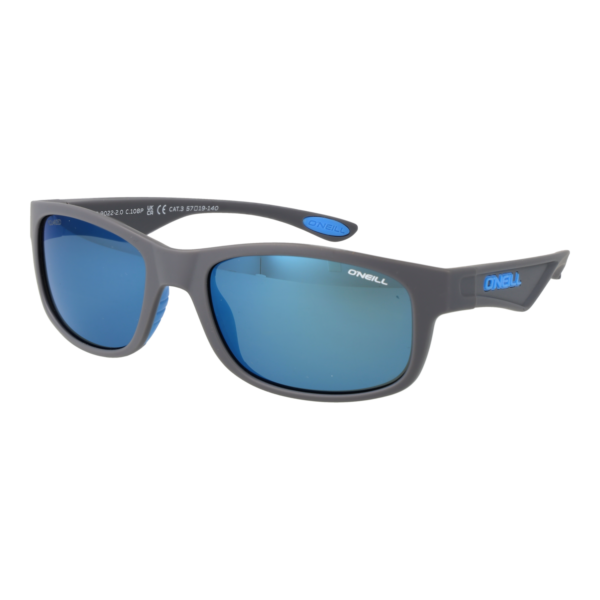 O'Neill Rechteck Sonnenbrille ONS 9022 2.0 57108P in Grau – 45° Seitenansicht