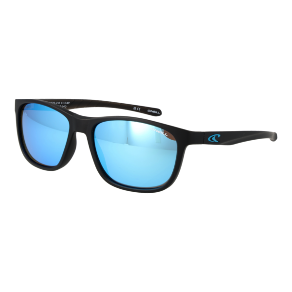 O'Neill Quadrat Sonnenbrille ONS 9025 2.0 57104P in Schwarz – 45° Seitenansicht