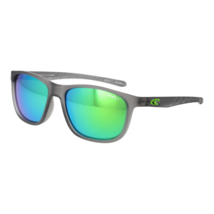 O'Neill Trapez Sonnenbrille ONS 9025 2.0 57108P in Grau – 45° Seitenansicht