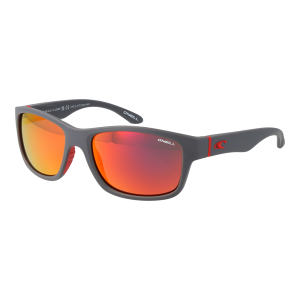 O'Neill Rechteck Sonnenbrille ONS 9029 2.0 57108P in Grau – 45° Seitenansicht