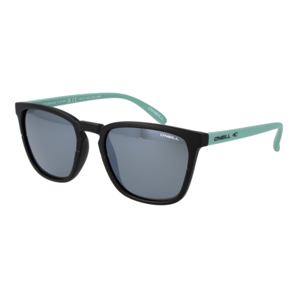 O'Neill Quadrat Sonnenbrille ONS 9035 2.0 53104P in Schwarz – 45° Seitenansicht