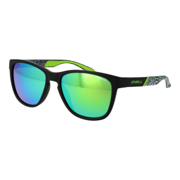 O'Neill Quadrat Sonnenbrille ONS 9055 2.0 56127P in Schwarz – 45° Seitenansicht