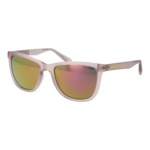 Superdry Quadrat Sonnenbrille SDS 5034 56151 in Rosa – 45° Seitenansicht