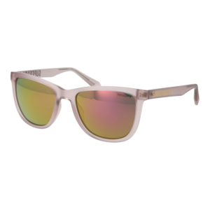 Superdry Quadrat Sonnenbrille SDS 5034 56151 in Rosa – 45° Seitenansicht