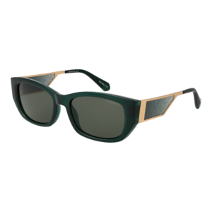 Superdry Rechteck Sonnenbrille SDS 5036 54107 in Grün – 45° Seitenansicht