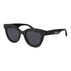 Superdry Katzenaugen Sonnenbrille SDS 5037 46127 in Schwarz – 45° Seitenansicht