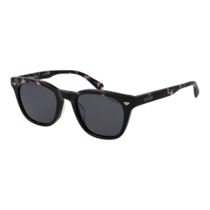 Superdry Quadrat Sonnenbrille SDS 5043 50108 in Schwarz – 45° Seitenansicht