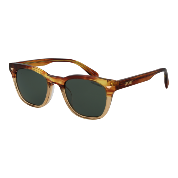 Superdry Browline Sonnenbrille SDS 5043 50194 in Braun – 45° Seitenansicht