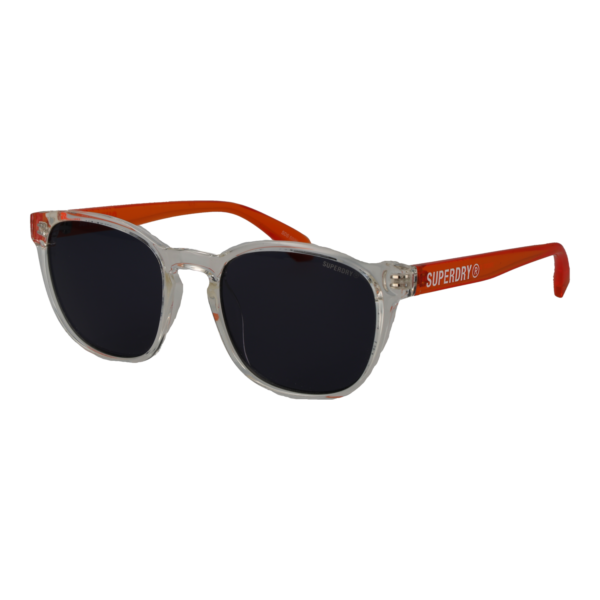 Superdry Sonnenbrille SDS 5038 51113 – 45° Seitenansicht Superdry Browline Sonnenbrille SDS 5038 51113 in Transparent – 45° Seitenansicht
