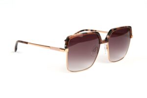 Bulget Sonnenbrille BG3326 59G22 in Gold – 45° Seitenansicht