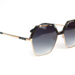 Bulget  Sonnenbrille BG3327 59G21 in Schwarz – 45° Seitenansicht