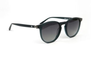 Bulget  Sonnenbrille BG9219M 51T01P in Grün – 45° Seitenansicht