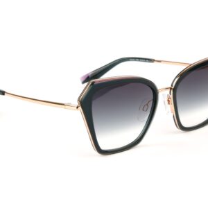 Bulget  Sonnenbrille BG3351 54P02 in Grün – 45° Seitenansicht