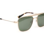 Bulget  Sonnenbrille BG3353M 5804AP in Gold – 45° Seitenansicht