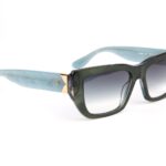 Bulget  Sonnenbrille BG9228 56H01 in Grün – 45° Seitenansicht