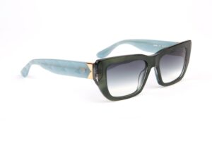 Bulget  Sonnenbrille BG9228 56H01 in Grün – 45° Seitenansicht