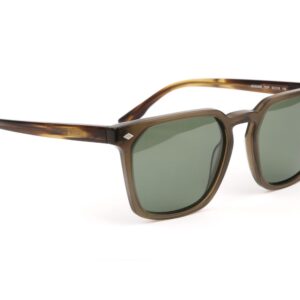 Bulget  Sonnenbrille BG9230M 52T02P in Grün – 45° Seitenansicht