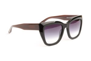 Bulget  Sonnenbrille BG9248 52A01 in Schwarz – 45° Seitenansicht