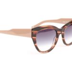Bulget  Sonnenbrille BG9254 54E01 in Pink – 45° Seitenansicht