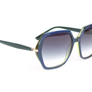 Bulget  Sonnenbrille BG9246 58H01 in Blau – 45° Seitenansicht