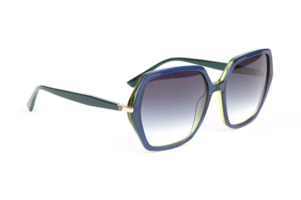 Bulget  Sonnenbrille BG9246 58H01 in Blau – 45° Seitenansicht