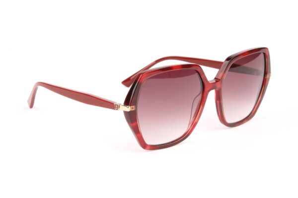 Bulget Sonnenbrille BG9246 58E01 – 45° Seitenansicht Bulget Sonnenbrille BG9246 58E01 in Rot – 45° Seitenansicht