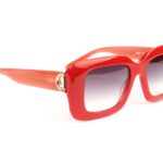 Bulget  Sonnenbrille BG9247 52H01 in Rot – 45° Seitenansicht